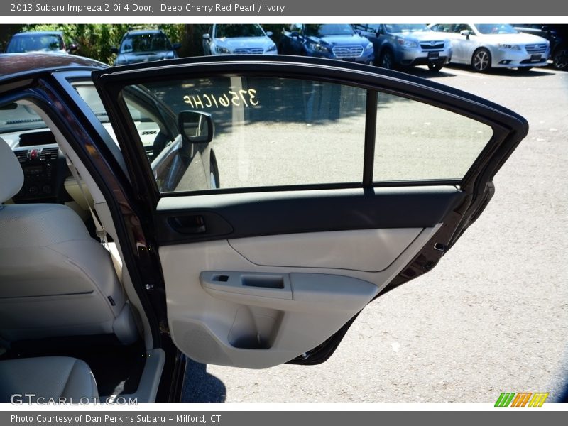 Deep Cherry Red Pearl / Ivory 2013 Subaru Impreza 2.0i 4 Door