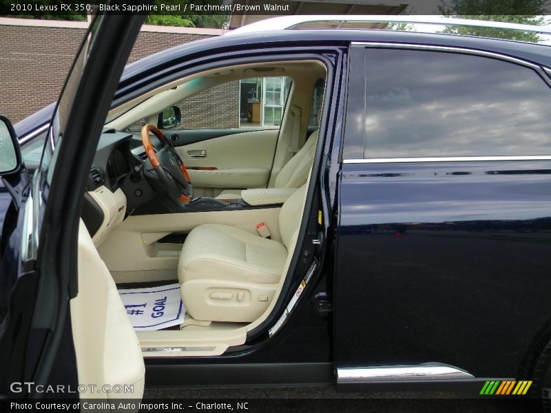 Black Sapphire Pearl / Parchment/Brown Walnut 2010 Lexus RX 350