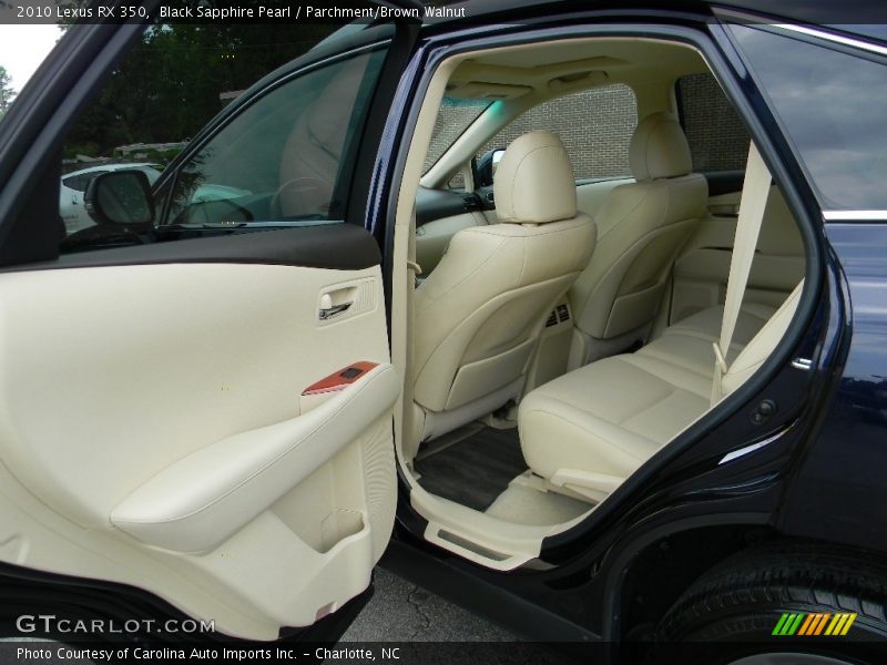 Black Sapphire Pearl / Parchment/Brown Walnut 2010 Lexus RX 350