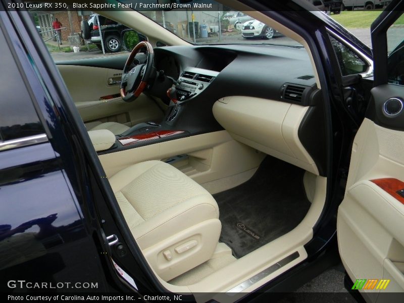 Black Sapphire Pearl / Parchment/Brown Walnut 2010 Lexus RX 350