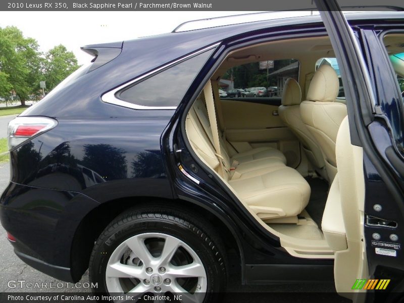 Black Sapphire Pearl / Parchment/Brown Walnut 2010 Lexus RX 350