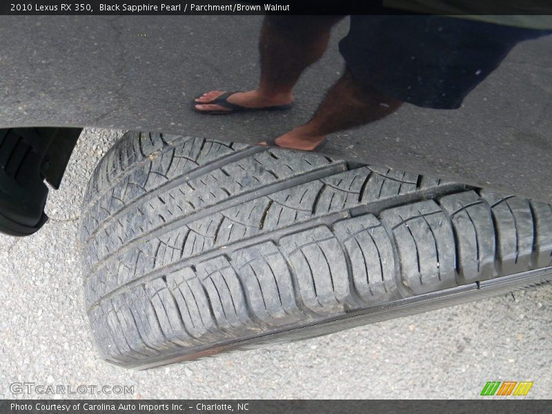 Black Sapphire Pearl / Parchment/Brown Walnut 2010 Lexus RX 350