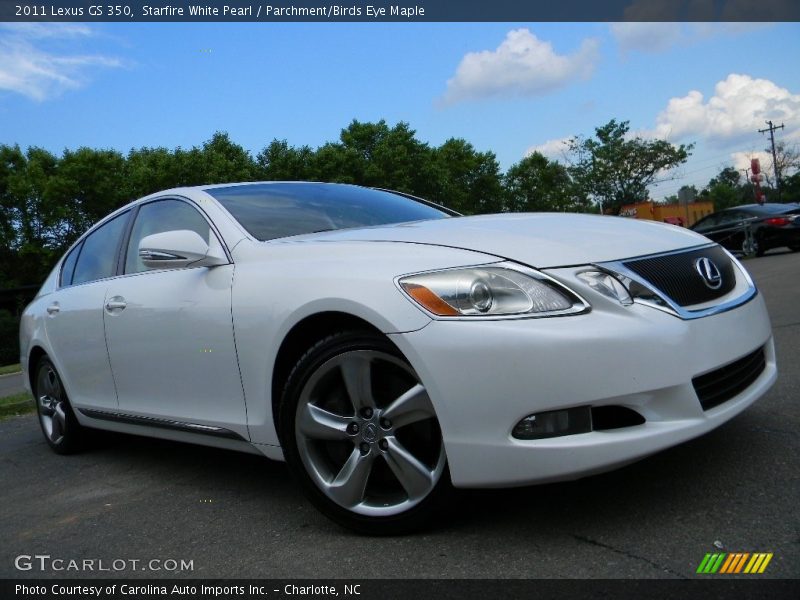 Starfire White Pearl / Parchment/Birds Eye Maple 2011 Lexus GS 350