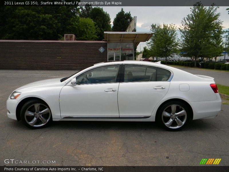 Starfire White Pearl / Parchment/Birds Eye Maple 2011 Lexus GS 350