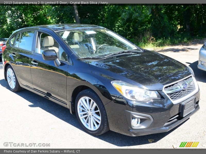 Crystal Black Silica / Ivory 2013 Subaru Impreza 2.0i Limited 5 Door