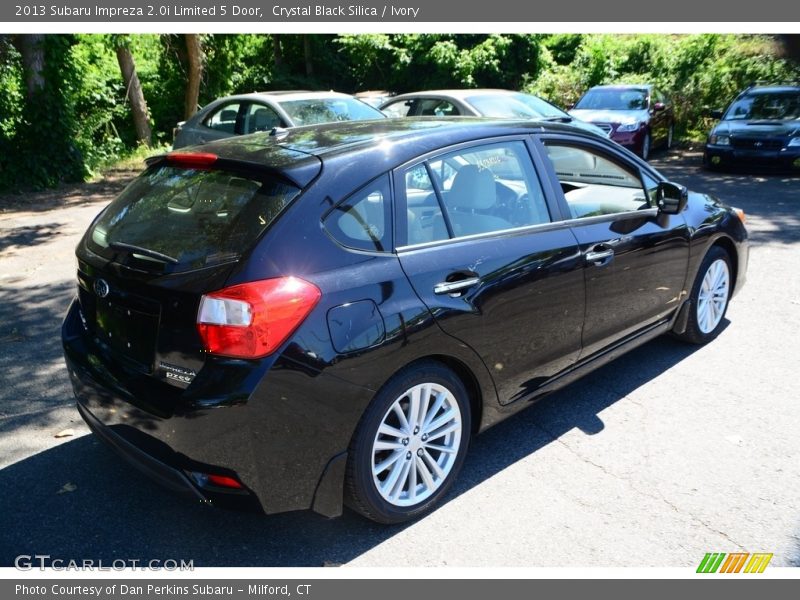 Crystal Black Silica / Ivory 2013 Subaru Impreza 2.0i Limited 5 Door