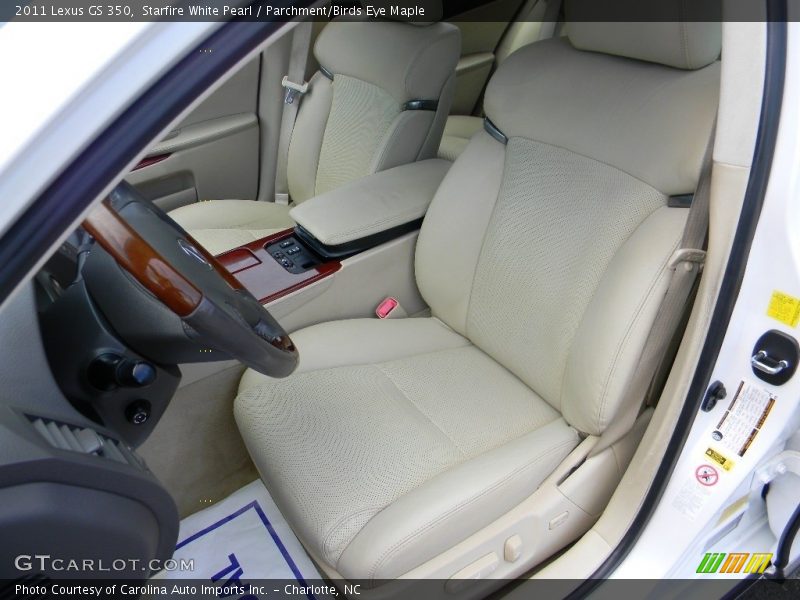 Starfire White Pearl / Parchment/Birds Eye Maple 2011 Lexus GS 350