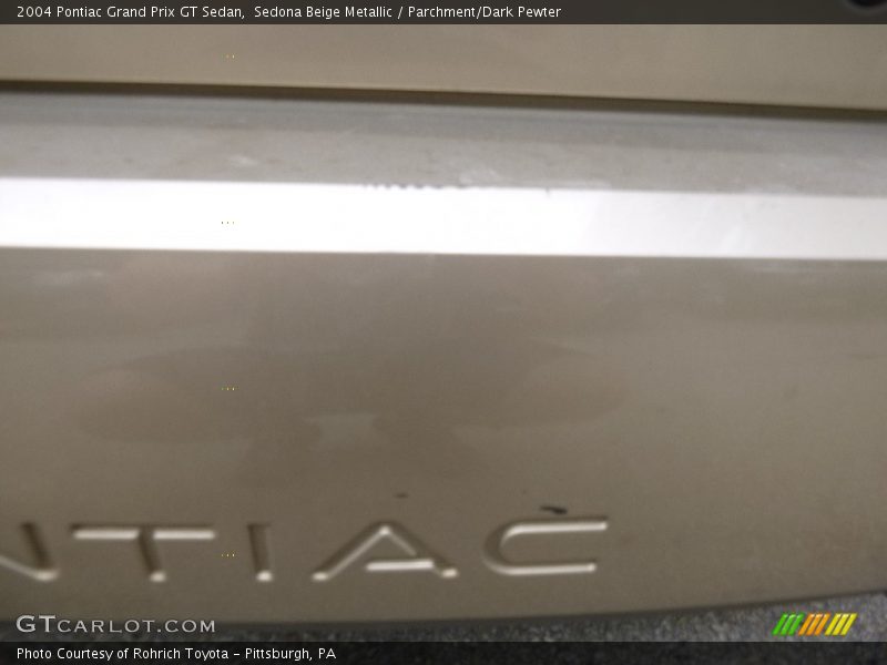 Sedona Beige Metallic / Parchment/Dark Pewter 2004 Pontiac Grand Prix GT Sedan