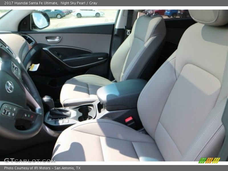 Night Sky Pearl / Gray 2017 Hyundai Santa Fe Ultimate