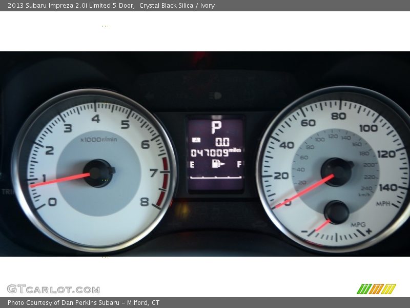 Crystal Black Silica / Ivory 2013 Subaru Impreza 2.0i Limited 5 Door
