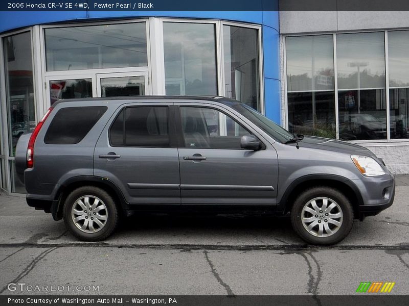 Pewter Pearl / Black 2006 Honda CR-V SE 4WD