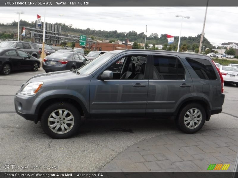 Pewter Pearl / Black 2006 Honda CR-V SE 4WD
