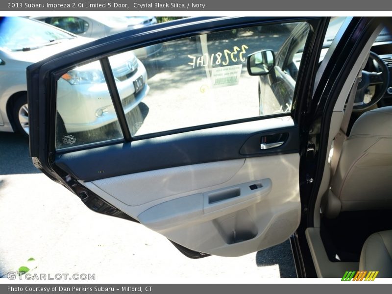 Crystal Black Silica / Ivory 2013 Subaru Impreza 2.0i Limited 5 Door