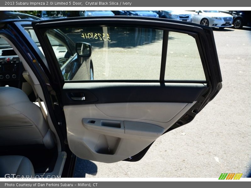 Crystal Black Silica / Ivory 2013 Subaru Impreza 2.0i Limited 5 Door