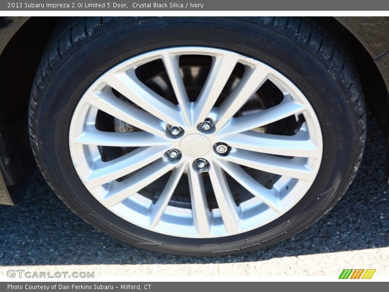 Crystal Black Silica / Ivory 2013 Subaru Impreza 2.0i Limited 5 Door