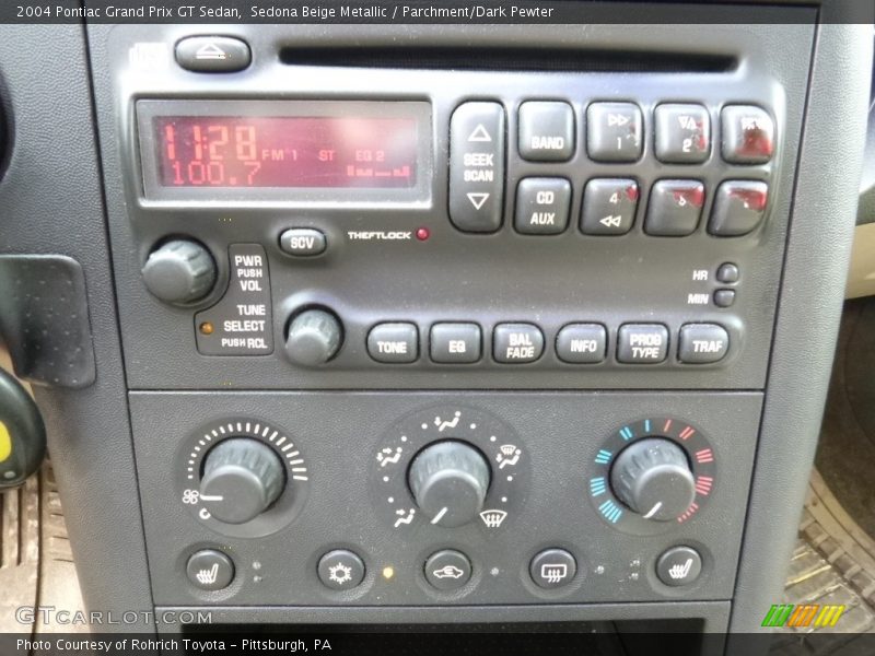 Sedona Beige Metallic / Parchment/Dark Pewter 2004 Pontiac Grand Prix GT Sedan