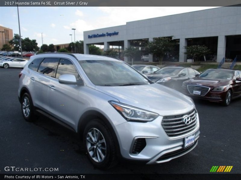 Circuit Silver / Gray 2017 Hyundai Santa Fe SE