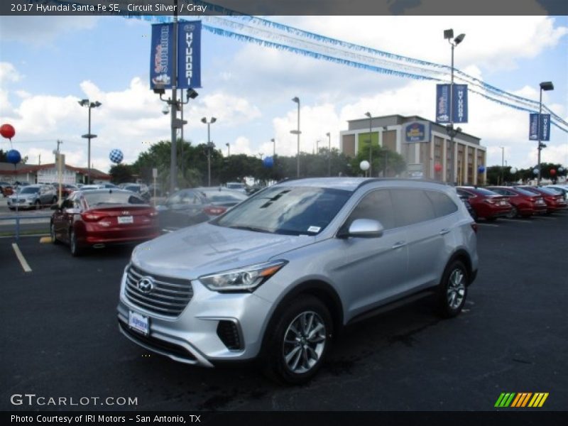 Circuit Silver / Gray 2017 Hyundai Santa Fe SE