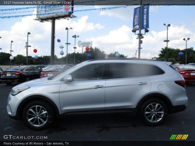 Circuit Silver / Gray 2017 Hyundai Santa Fe SE