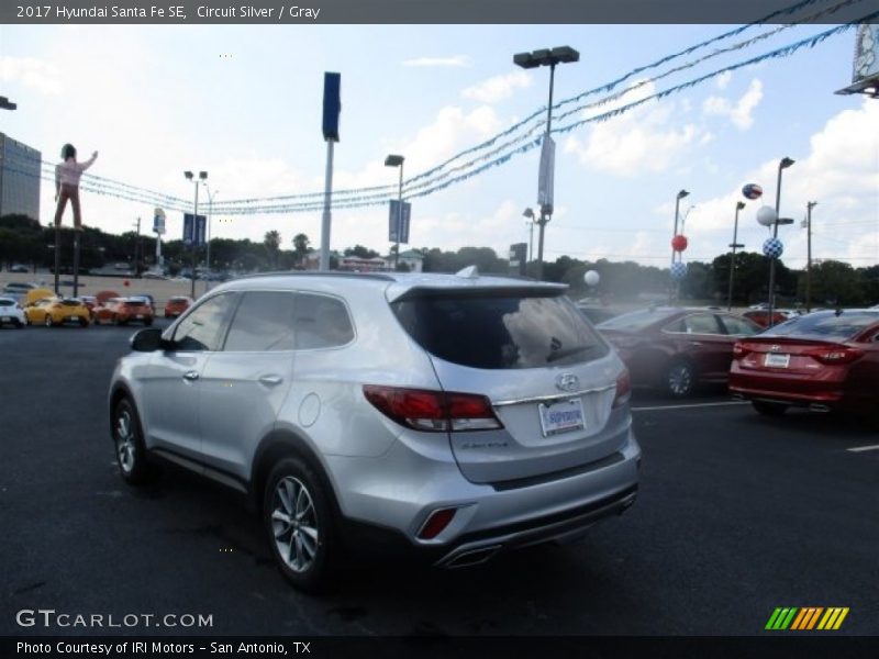 Circuit Silver / Gray 2017 Hyundai Santa Fe SE