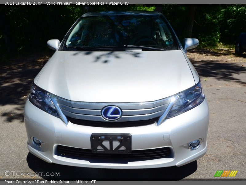 Silver Opal Mica / Water Gray 2011 Lexus HS 250h Hybrid Premium