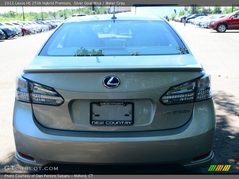 Silver Opal Mica / Water Gray 2011 Lexus HS 250h Hybrid Premium