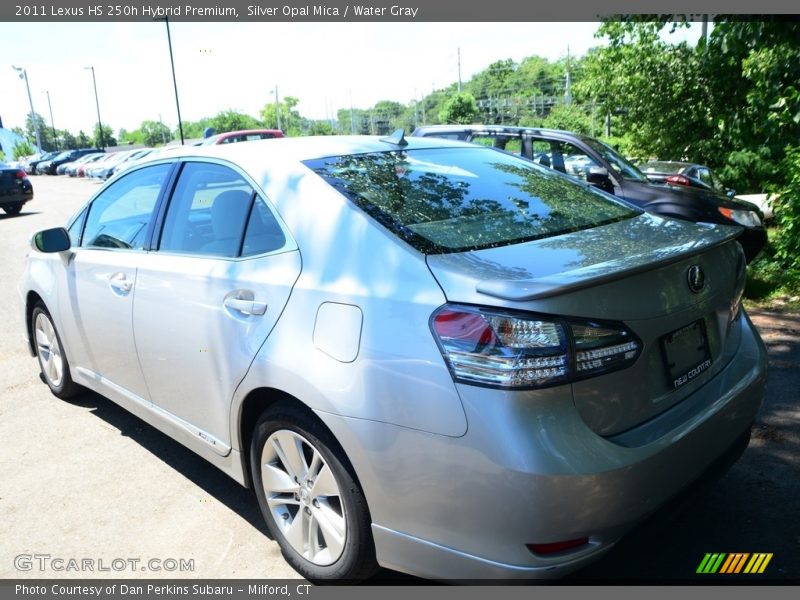 Silver Opal Mica / Water Gray 2011 Lexus HS 250h Hybrid Premium