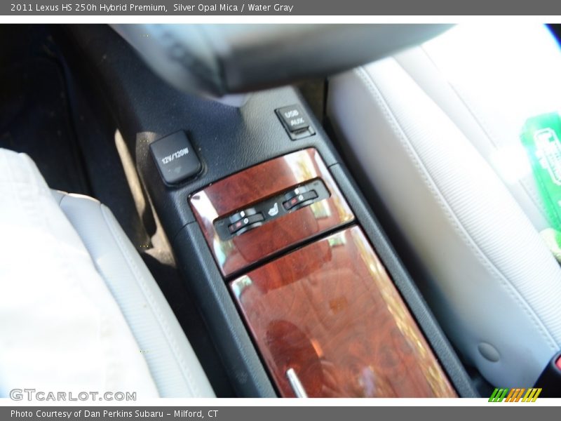 Silver Opal Mica / Water Gray 2011 Lexus HS 250h Hybrid Premium