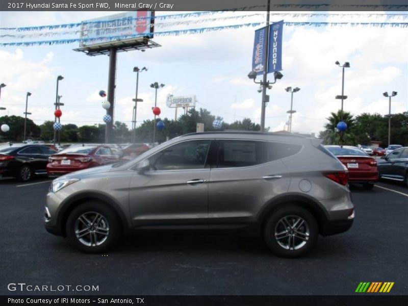 Mineral Gray / Gray 2017 Hyundai Santa Fe Sport FWD