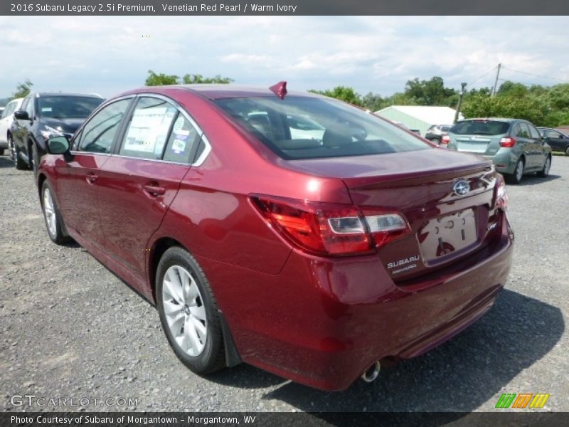 Venetian Red Pearl / Warm Ivory 2016 Subaru Legacy 2.5i Premium