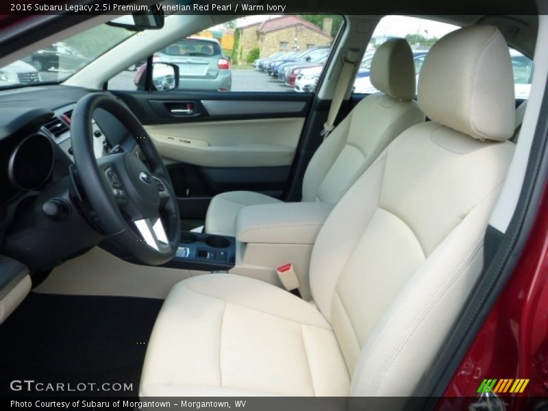 Venetian Red Pearl / Warm Ivory 2016 Subaru Legacy 2.5i Premium