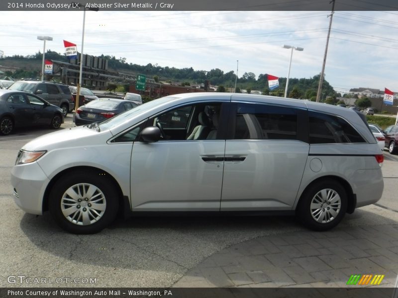 Alabaster Silver Metallic / Gray 2014 Honda Odyssey LX