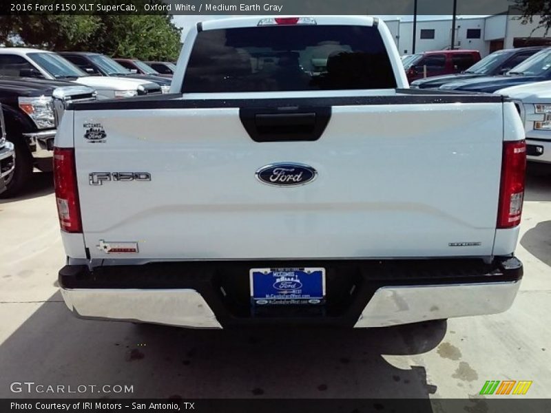 Oxford White / Medium Earth Gray 2016 Ford F150 XLT SuperCab