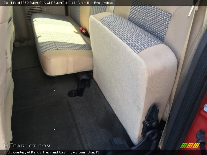 Vermillion Red / Adobe 2014 Ford F250 Super Duty XLT SuperCab 4x4