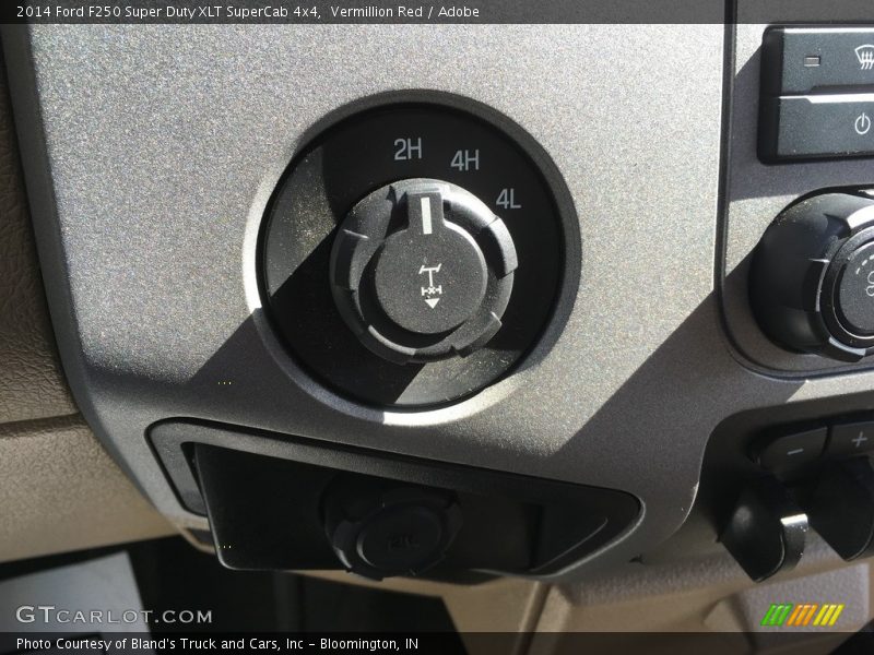 Vermillion Red / Adobe 2014 Ford F250 Super Duty XLT SuperCab 4x4