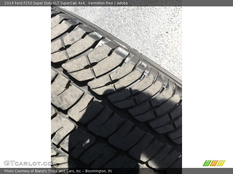 Vermillion Red / Adobe 2014 Ford F250 Super Duty XLT SuperCab 4x4