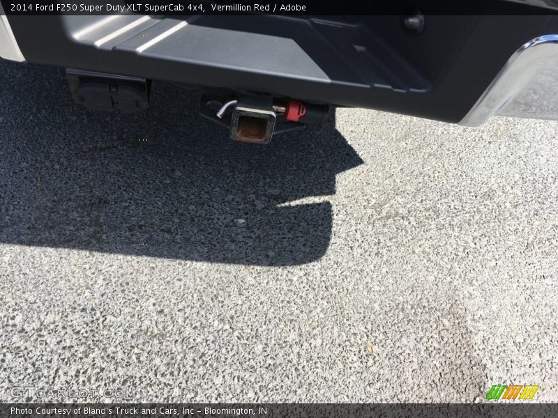 Vermillion Red / Adobe 2014 Ford F250 Super Duty XLT SuperCab 4x4