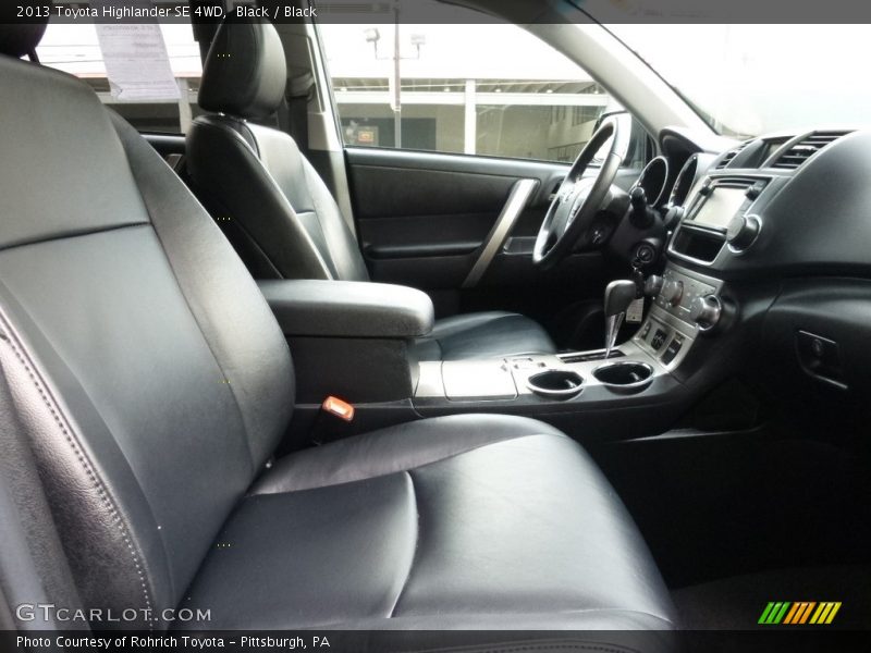 Black / Black 2013 Toyota Highlander SE 4WD