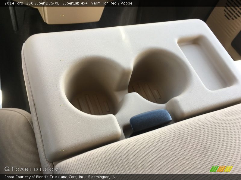 Vermillion Red / Adobe 2014 Ford F250 Super Duty XLT SuperCab 4x4