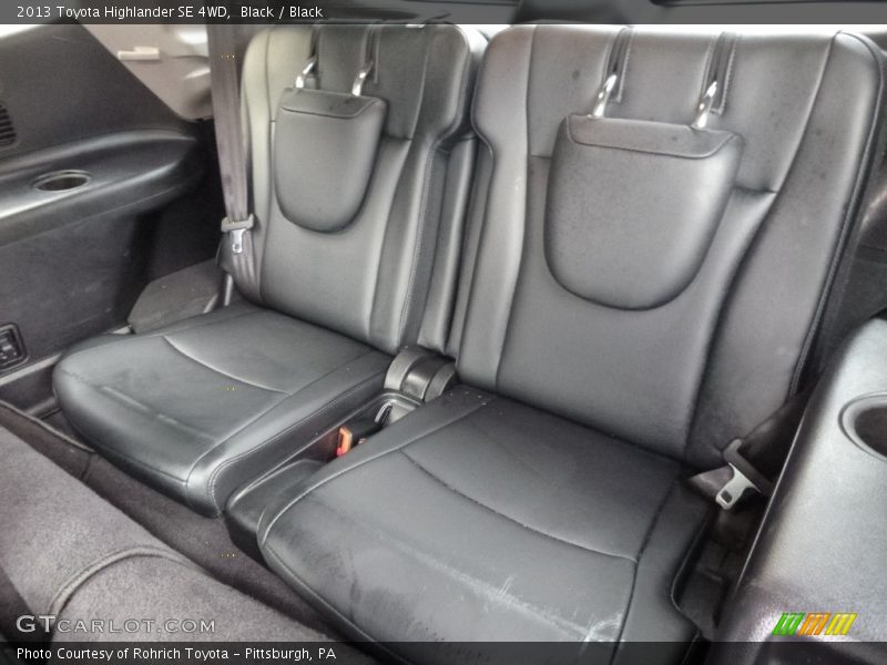 Black / Black 2013 Toyota Highlander SE 4WD