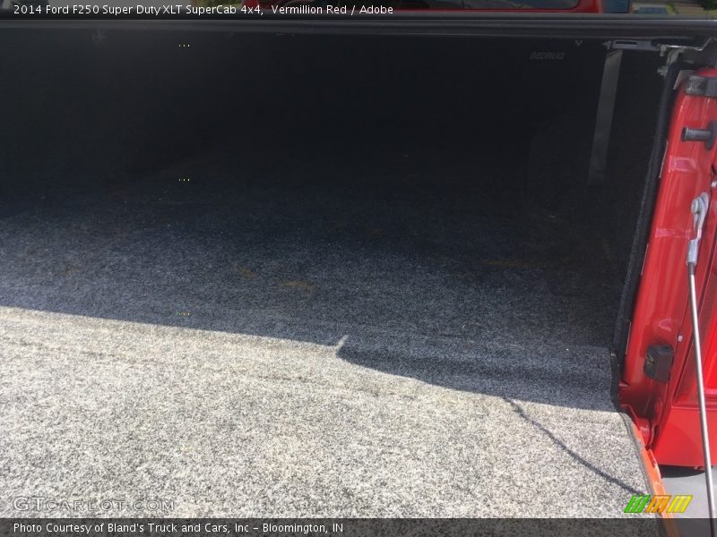 Vermillion Red / Adobe 2014 Ford F250 Super Duty XLT SuperCab 4x4