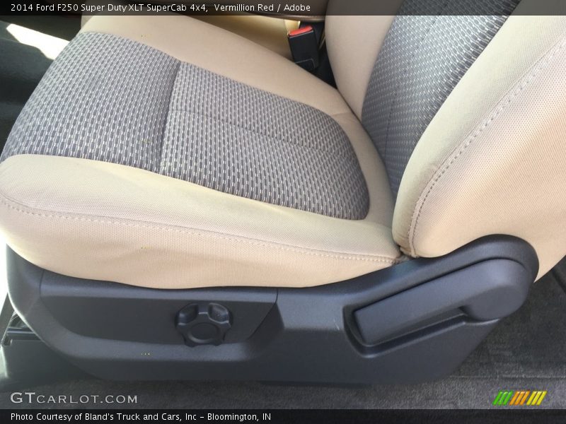 Vermillion Red / Adobe 2014 Ford F250 Super Duty XLT SuperCab 4x4