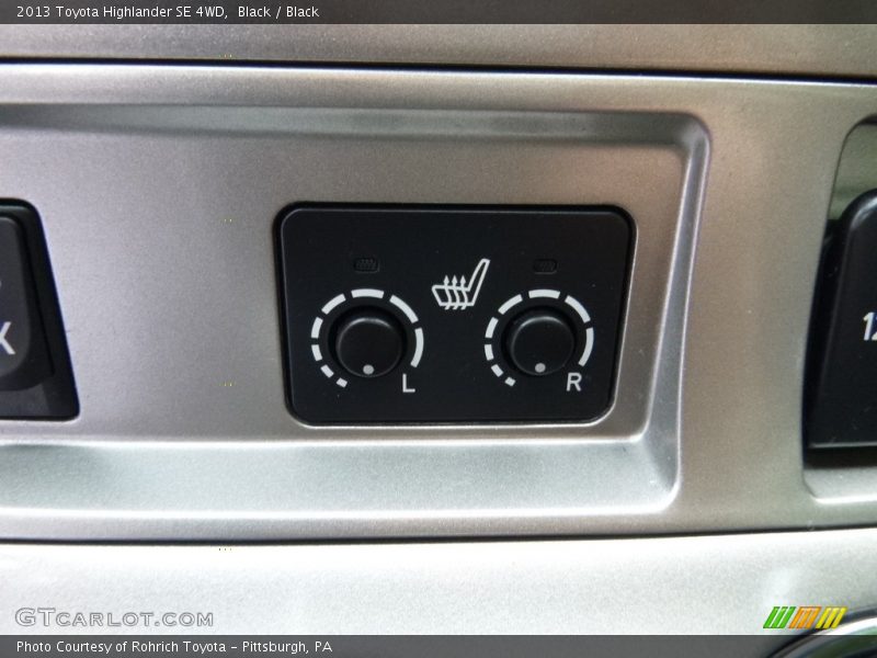 Black / Black 2013 Toyota Highlander SE 4WD
