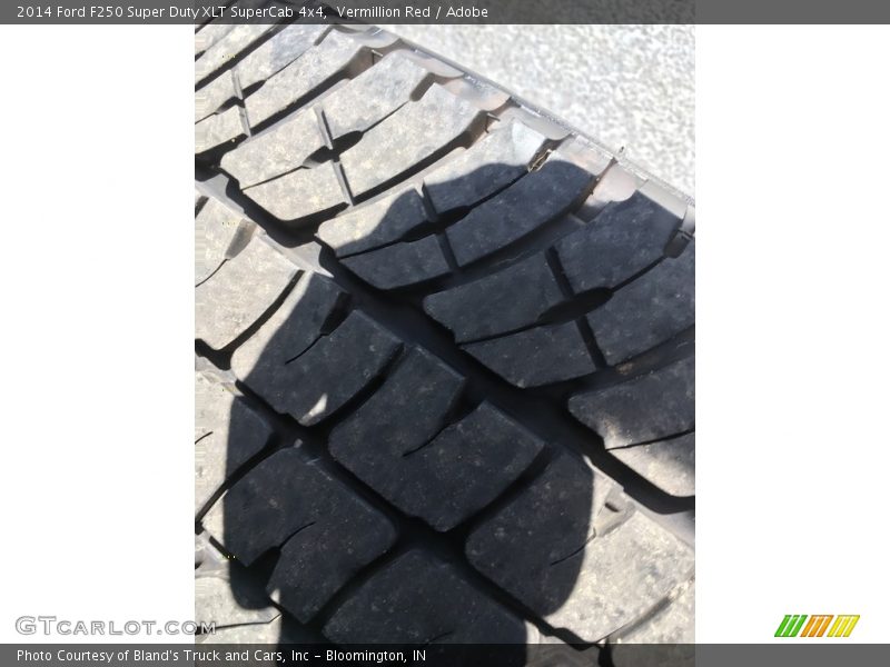 Vermillion Red / Adobe 2014 Ford F250 Super Duty XLT SuperCab 4x4