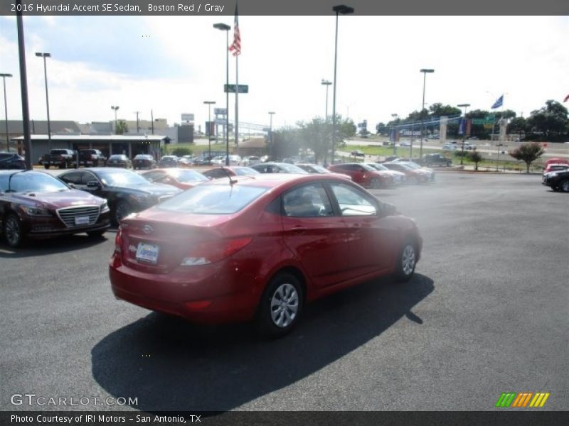 Boston Red / Gray 2016 Hyundai Accent SE Sedan