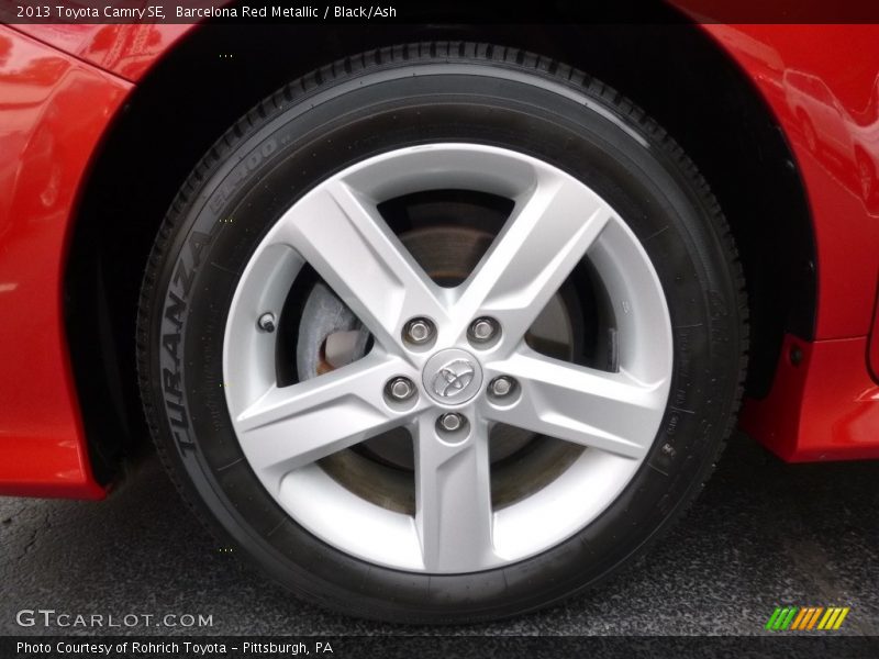 Barcelona Red Metallic / Black/Ash 2013 Toyota Camry SE