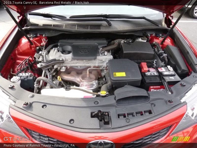 Barcelona Red Metallic / Black/Ash 2013 Toyota Camry SE