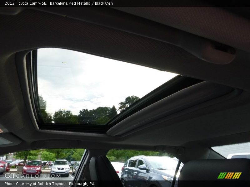 Barcelona Red Metallic / Black/Ash 2013 Toyota Camry SE