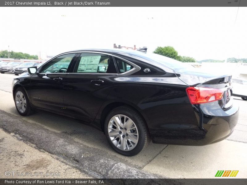 Black / Jet Black/Dark Titanium 2017 Chevrolet Impala LS