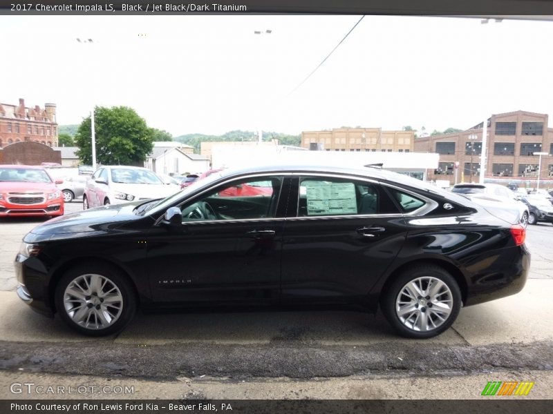 Black / Jet Black/Dark Titanium 2017 Chevrolet Impala LS